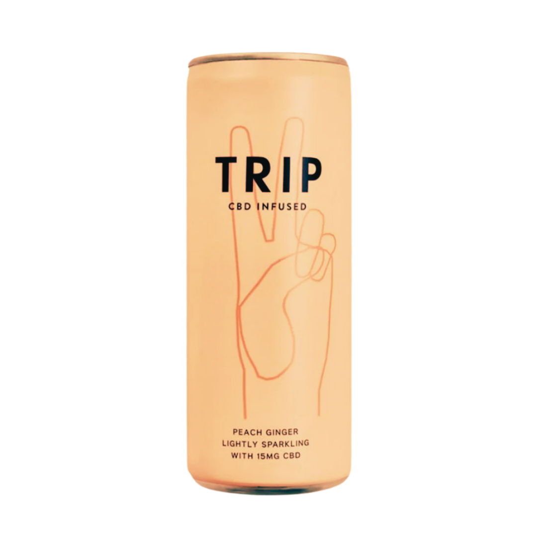 TRIP 15mg CBD Infused Peach & Ginger Drink 250ml